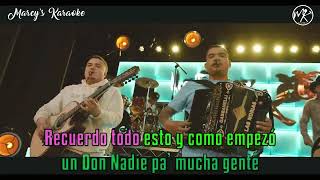 Los Farmerz ❌ Los Dos Carnales  quotEl Don Nadiequot Versión Karaoke [upl. by Naletak492]