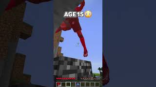 POV The One Mega Toxic Friend at different Ages shorts meme minecraft [upl. by Okihcim]