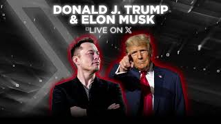 President Trumps Interview with Elon Musk on X [upl. by Higginbotham995]