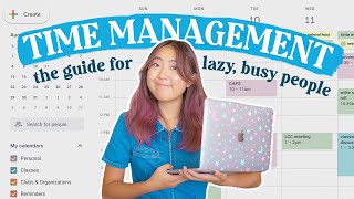 the definitive TIME MANAGEMENT GUIDE for busy but lazy people [upl. by Fred]