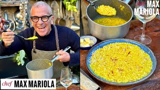 RISOTTO ALLA MILANESE a Regola dArte con Midollo e Zafferano Ricetta di Chef Max Mariola [upl. by Duck]