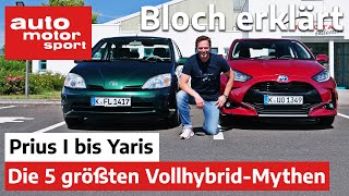 Vom Prius I zum Yaris Die 5 größten Mythen zum Vollhybrid  Bloch erklärt 110  auto motor amp sport [upl. by Karen820]