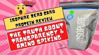 Isopure Zero Carb Protein Powder Review [upl. by Tonie]