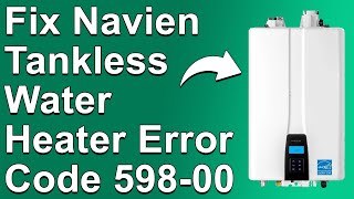 Navien Tankless Water Heater Error Code 59800 Real Time Clock Error  Causes And How To Fix It [upl. by Oznohpla]