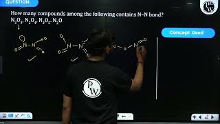 How many compounds among the following contains NN bond N2O3 N2O4 N2O5 N2O [upl. by Kcerb]