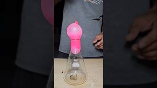 Water Balloon At Conical Flask shorts nsexperiment [upl. by Ifar]