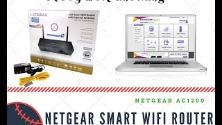 Netgear R6220 AC 1200 Smart WiFi Router Unboxing [upl. by Twelve971]