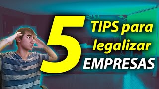 Top 5 TIPS para LEGALIZAR tú EMPRESA en 2024 [upl. by Rosinski]