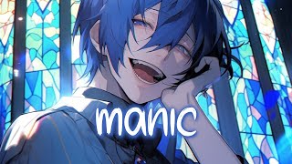 「Nightcore」 manic  Layto ♡ Lyrics [upl. by Beaver]