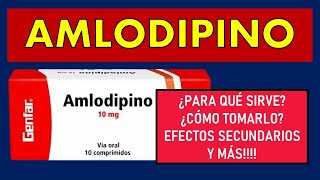 🔴 AMLODIPINO  PARA QUÉ SIRVE MECANISMO DE ACCIÓN EFECTOS SECUNDARIOS Y CONTRAINDICACIONES [upl. by Templia]