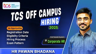 TCS off campus placement registration date and Process [upl. by Resor]