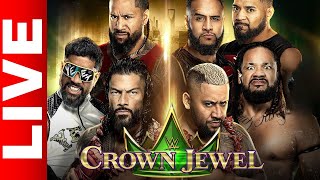 🔴WWE Crown Jewel Live Stream  BLOODLINE VS BLOODLINE  Full Show Reactions 11224 [upl. by Anahsirk]