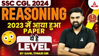 SSC CGL 2024 Reasoning Previous Year Paper  Reasoning By Sahil Tiwari [upl. by Eixor]