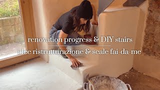 8 Farmhouse renovation progress next steps and DIY stairs [upl. by Rann]