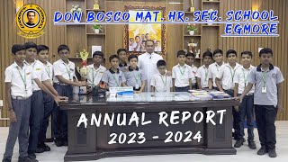 ANNUAL REPORT  ANNUAL DAY 2024  DON BOSCO EGMORE [upl. by Elleivap942]