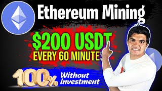 Freethin  ethereum mining app 200 every 60 minutes Ethereum mining app  eth mining [upl. by Nonnahsed632]