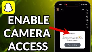 How To Fix Snapchat Is A Camera App On iPhone [upl. by Kemble338]