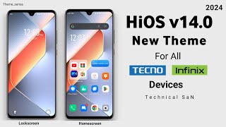 HiOS 14 Theme  Wallpapers For All Tecno and Infinix Devices [upl. by Ihsoyim]