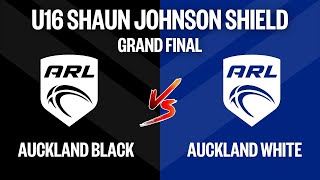 Auckland Black v Auckland White  2024 Grand Final  U16 Shaun Johnson Shield [upl. by Lorenzo816]