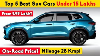 10 लाख में पैसा वसूल Suv Cars  Top 5 Best Suv Cars Under 15 Lakhs In India 2024 [upl. by Nnylsoj]