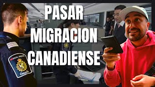 PREGUNTAS EN EL AEROPUERTO DE CANADA  CONSEJOS PARA PASAR MIGRACION CANADIENSE canada2022 [upl. by Htrap]