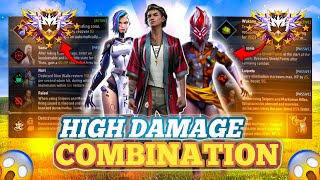 High Damage Character Combination 😱 Easy Grandmaster Push Br Rank Best Character Combination 🧐 [upl. by Bryna782]