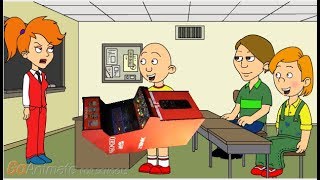 Caillou brings an arcade machine to schoolungrounded goanimate cringe [upl. by Olds899]