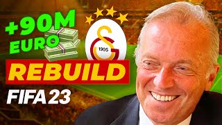 CEM UZAN ile 90 MİLYON EURO SPONSORLUK  GALATASARAY REBUILD  FIFA 23 KARİYER MODU [upl. by Dannye559]