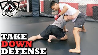 Takedown Defense to Guillotine Choke MMA Setup [upl. by Cecilio477]