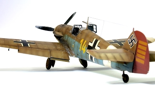 Messerschmitt Bf 109F4 Eduard 148 HansJoachim Marseille Step by Step [upl. by Stinson]