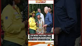 Joe Bidens Historic Visit To Amazon Rainforest  GRAVITAS [upl. by Nikki]