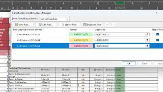 Master Project reporting in excel Part 3 [upl. by Ahseinad]