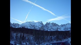 ITALY HYPERLAPSE  SKI AREA CAREZZA  DOLOMITES [upl. by Erdna]