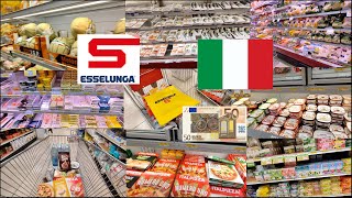 🇮🇹 Shopping at Esselunga in Milan with my Boyfriend  Vacation Grocery Budget for a Couple in Italy [upl. by Adahsar]