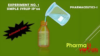 Pharmaceutics  1 Experiment no 1 Simple Syrup IP66 [upl. by Erdnua]