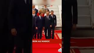 Roi du Maroc Mohamed 6 et Macron a rabat [upl. by Annekam]