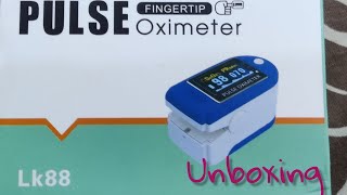 Pulse Oximeter LK88 Unboxing and testing [upl. by Eniale]