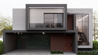 House Design 12x25 Meters  Casa de 12x25 metros [upl. by Erdne]