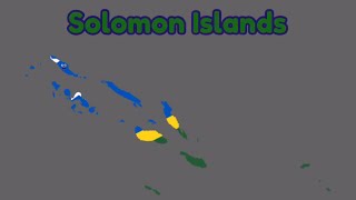 Solomon Islands geographyoceanic country fan song [upl. by Ardnasac]