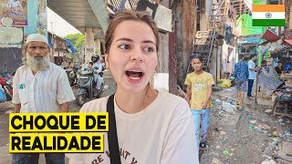 DENTRO DA MAIOR FAVELA DA ÍNDIA 2 milhões de habitantes [upl. by Tiloine929]