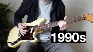 1990s A Timeline of Guitar Riffs [upl. by Fritzsche596]