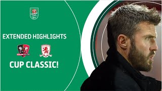 CARABAO CUP CLASSIC  Exeter City v Middlesbrough extended highlights [upl. by Gavin]