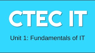 Cambridge Technicals IT  Unit 1 Exam Overview amp Introduction [upl. by Aleak465]