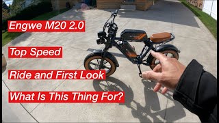 Engwe M20 20 Speed Test and First Look [upl. by Gascony]