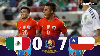 Mexico 0 x 7 Chile ● 2016 Copa América Extended Goals amp Highlights HD [upl. by Spencer]