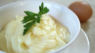 Homemade Mayonnaise Recipe  Easy Egg Mayonnaise Recipe [upl. by Gagliano]