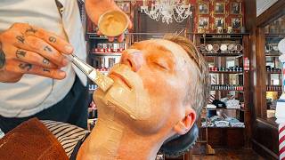 💈 Ultimate Shave In Beautiful Old School Atmosphere  The New York Shaving Company In Freehold NJ [upl. by Ilyse384]