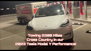 Towing Cross Country with my Tesla Model Y [upl. by Darrey]