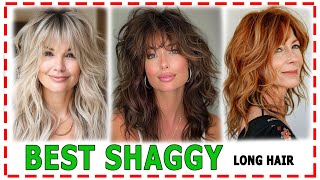 38 Inspiring💕 Layered Hairstyles for Medium to Long Hair 2024 Shaggy [upl. by Dnob723]