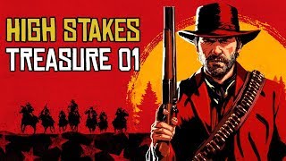 Red Dead Redemption 2 High Stakes Treasure Map 1 Location and Solution [upl. by Cimah]